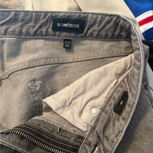 Bonobos Men's Slim Jeans in Gray